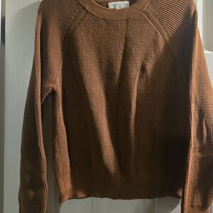 New Treasure & Bond Women's Brown Knit Sweater
